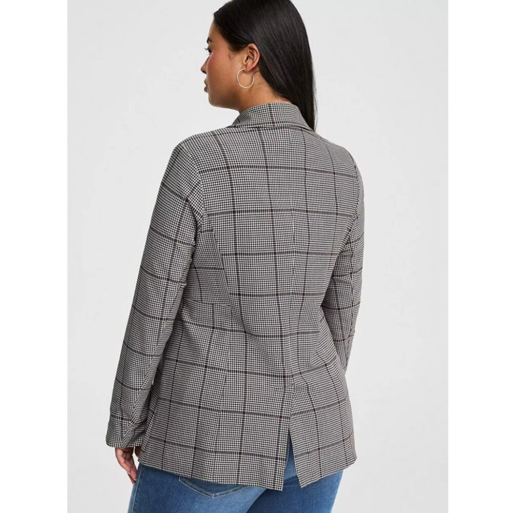 Torrid Ponte Double Breasted Relaxed Blazer - Picture 4 of 11